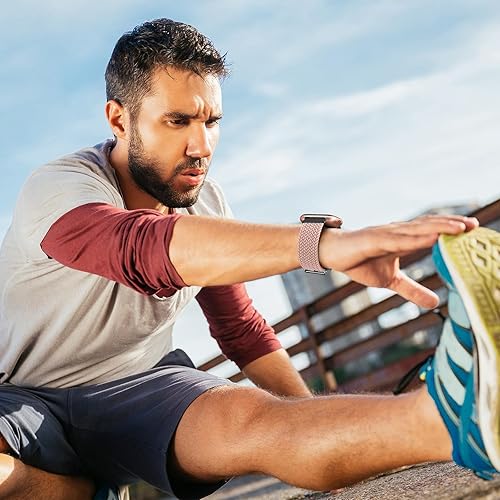 Miniatura 6 de IMIVIO Correa elástica para Fitbit Versa 2 para mujeres y hombres, correa elástica para reloj Fitbit Versa 2 para mujeres y hombres, correa