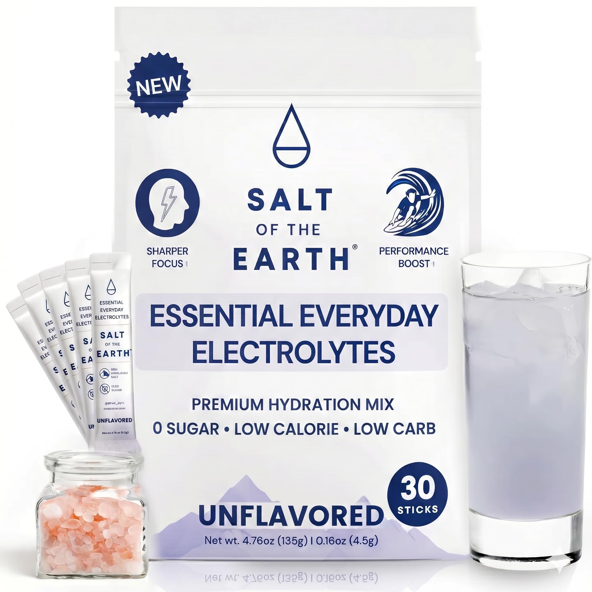 Amazon.com: Salt of the Earth Premium Zero-Sugar Electrolyte