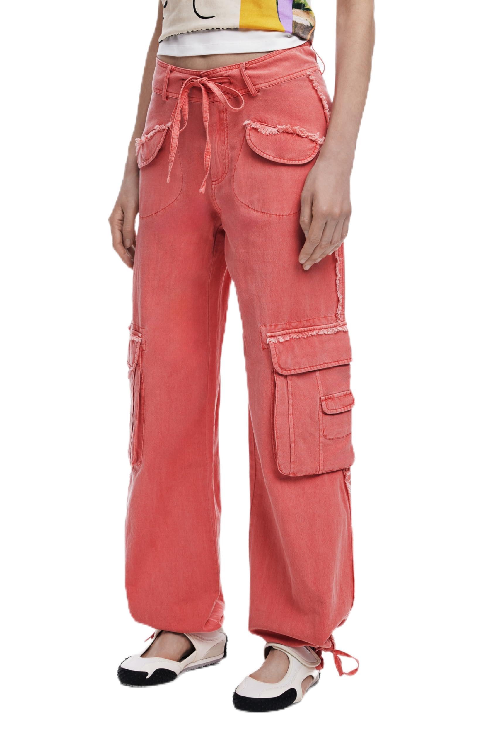 Desigual Pant_ALEJANDRIA, 3013 Rosa BOMBON, M