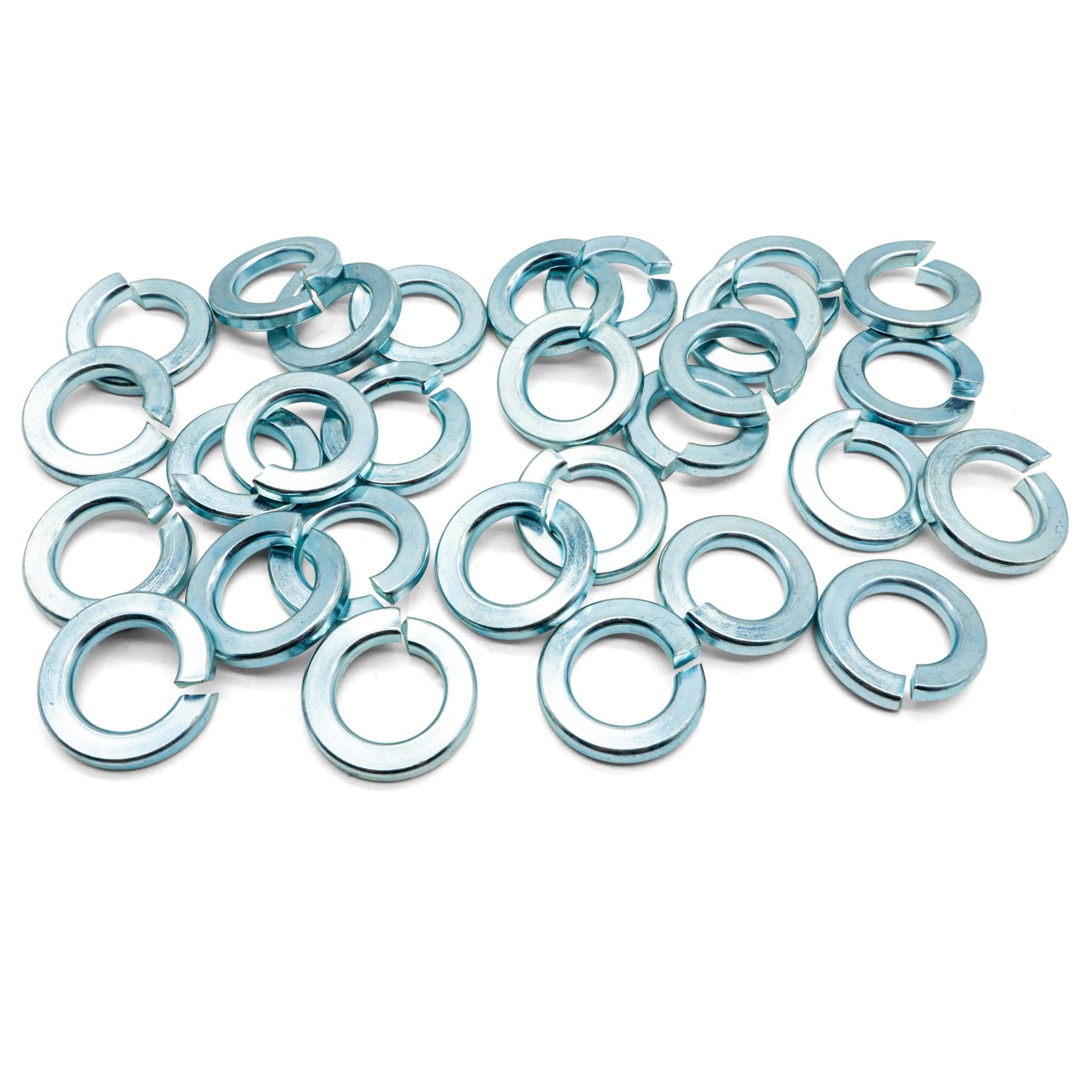 Hippo Hardware 3/16" UNC, UNF, BSF, BSW, BSCY Imperial Spring Washers Rectangular Steel Bright Zinc (Pack of 30)