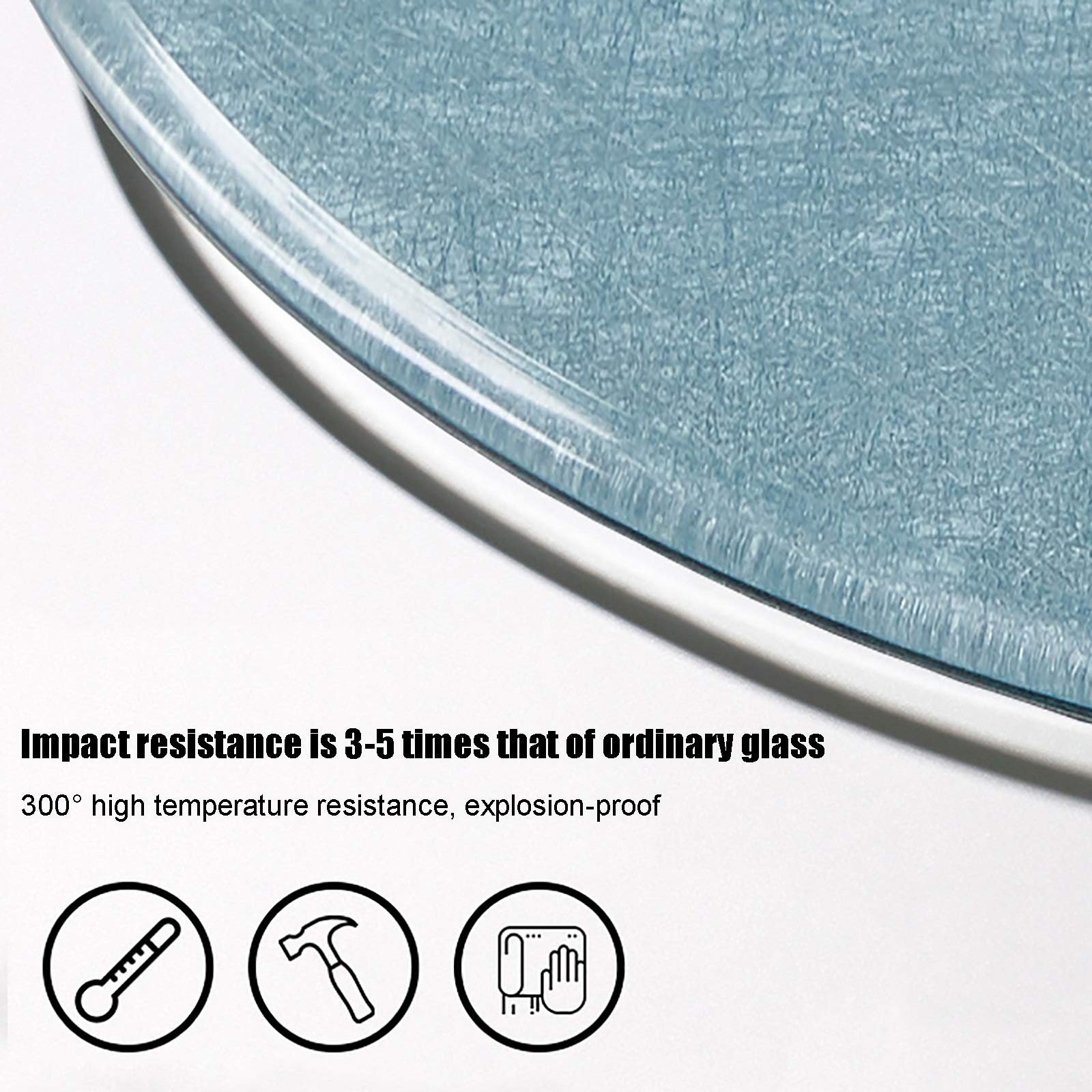 Lazy Susan Giradischi in Vetro temperato Lazy Susan 10 mm (0 (60 cm/23,6 Pollici)