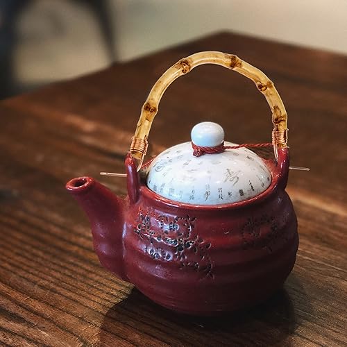 Miniatura 2 de 8 manijas de bambú para tetera de repuesto con cable, mango de tetera para tetera china, cerámica para tetera china, tetera de cerámica, tetera