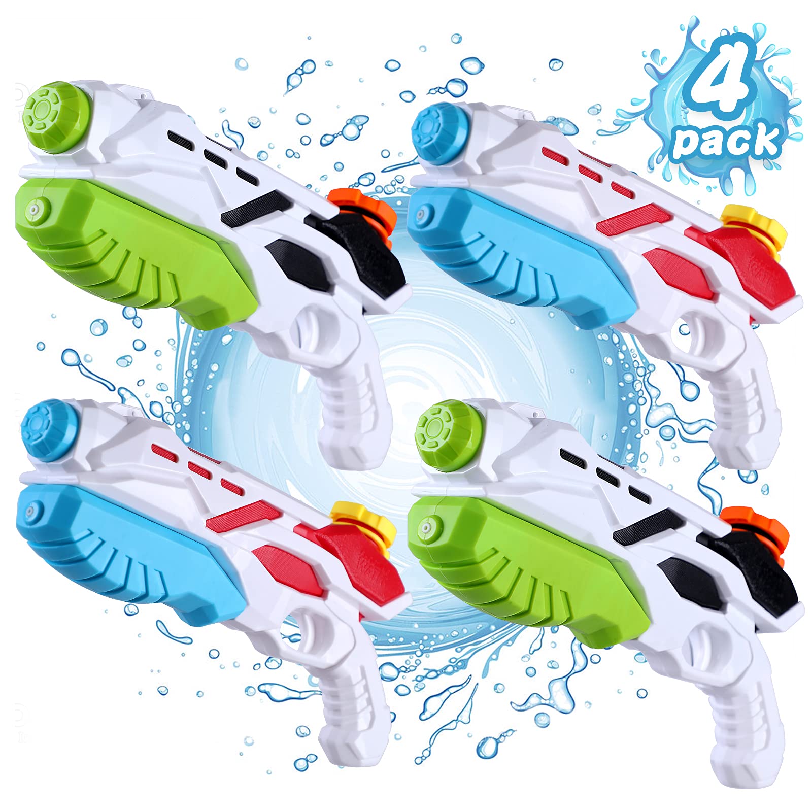 Buy HQQNUO Water , 4 Pack Water s for Kids, 500CC Blaster Soaker Squirt