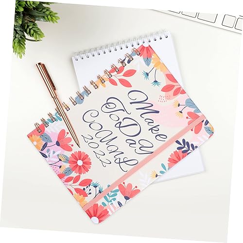 Miniatura 4 de Tofficu 2 Pcs 2022 Schedule Planner Calendar Book 2022 Agenda Planner Yearly Planner 2022 Wirebound Notebook 2022 Planner Notebook Daily Schedule