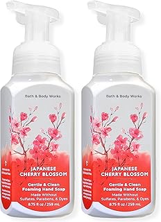 Bath and Body Works Gentle & Clean Foaming Hand Soap, 8.75 fl. oz. (Japanese Cherry Blossom, 2-Pack)