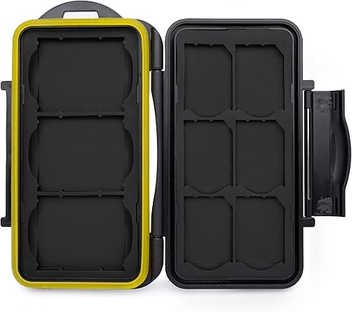 Miniatura 7 de Koah Pro 2 en 1 carcasa de aluminio OTG lector de tarjetas SD de doble ranura y estuche de transporte de almacenamiento de memoria resistente