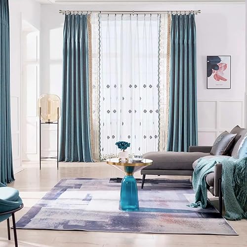 Miniatura 4 de Barras de cortina dobles resistentes con remates de tapa cilíndrica, varillas telescópicas de 72 a 144 pies, 1 pulgada delantera y parte trasera de