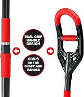 Vista 7 de Roamwild Multi-Digger - Tenedor de excavación para excavación de jardín, fibra de vidrio, peso ligero, con tecnología única de doble agarre ligero