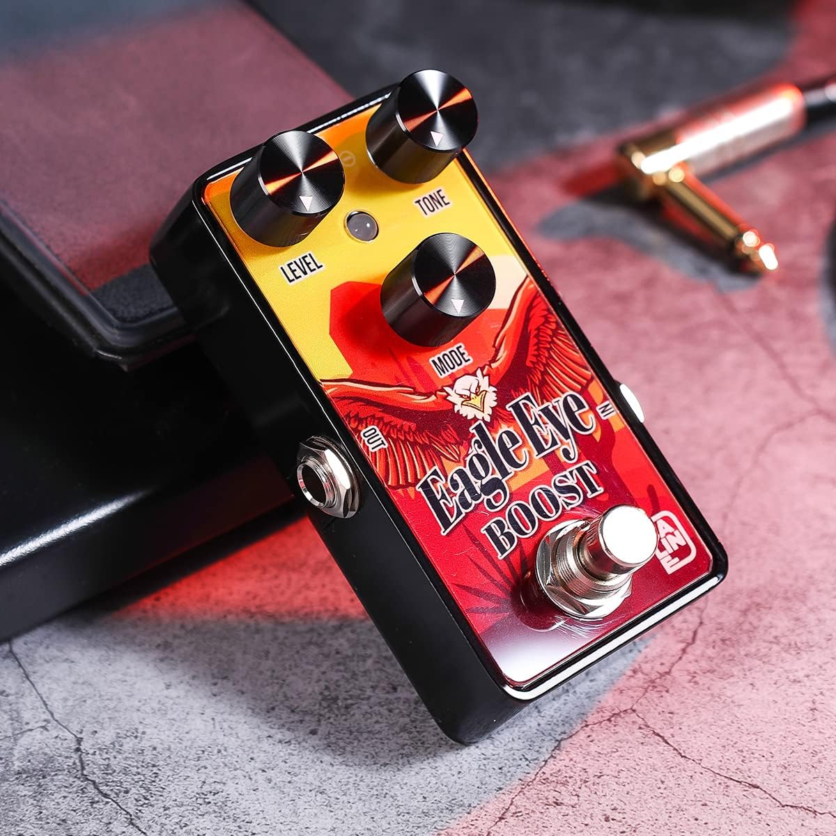 Caline Mini Guitar Boost Pedal G Series G011 Clean Booster Pedal for Electric Guitar, True Bypass