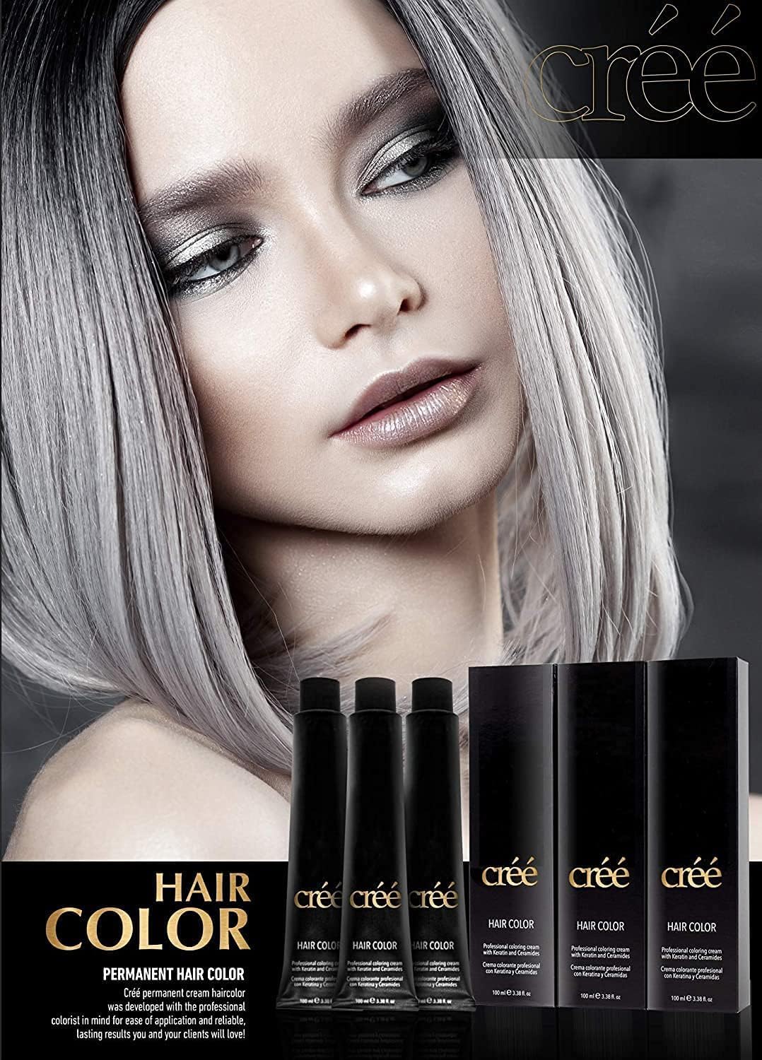Cree Professional 9.21 - Very Light Lavender Blonde Permanent Hair Color - Long Lasting, Rich Vibrant - Gray Coverage 100ml - 3.4 fl.oz. - Image 7