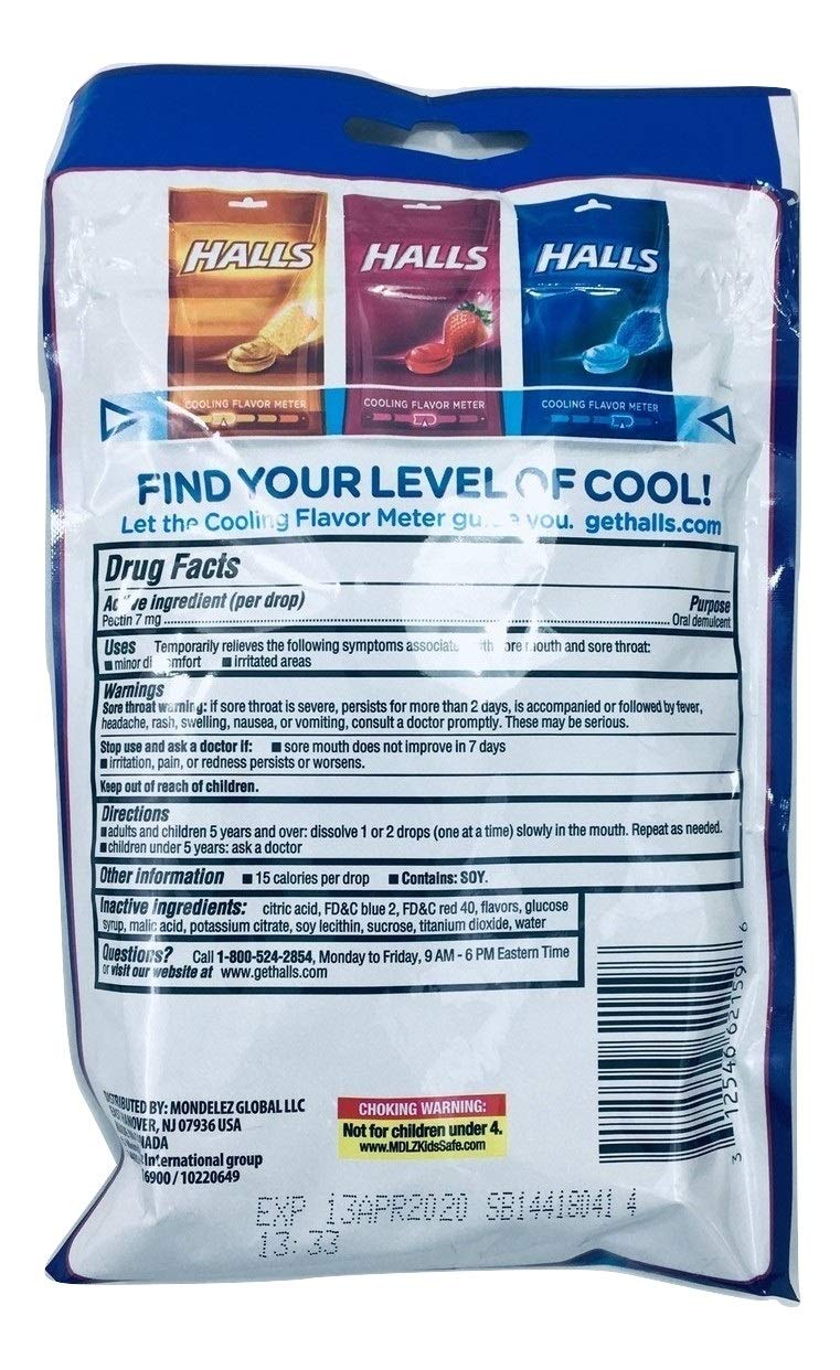 Halls Breezers Cool Berry Cough Drops - Pack of 3 — Amazon image 2