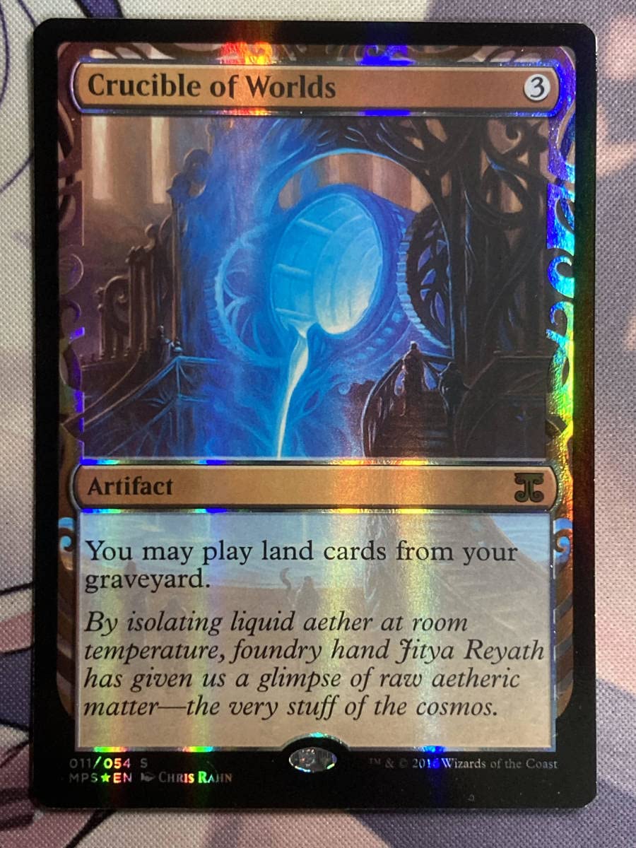 Amazon | MTG 《世界のるつぼ/Crucible of Worlds》foil全面光沢 MPS 