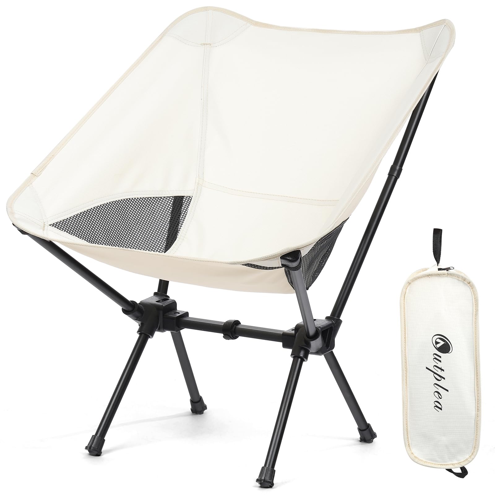 Outplea Sedie Pieghevoli Da Campeggio Ultraleggera, Sedia Da Pesca Piccolo Con Borsa Da Trasporto, Sedie Pieghevoli Portatile Da Esterno Spiaggia Giardino Picnic, Verde