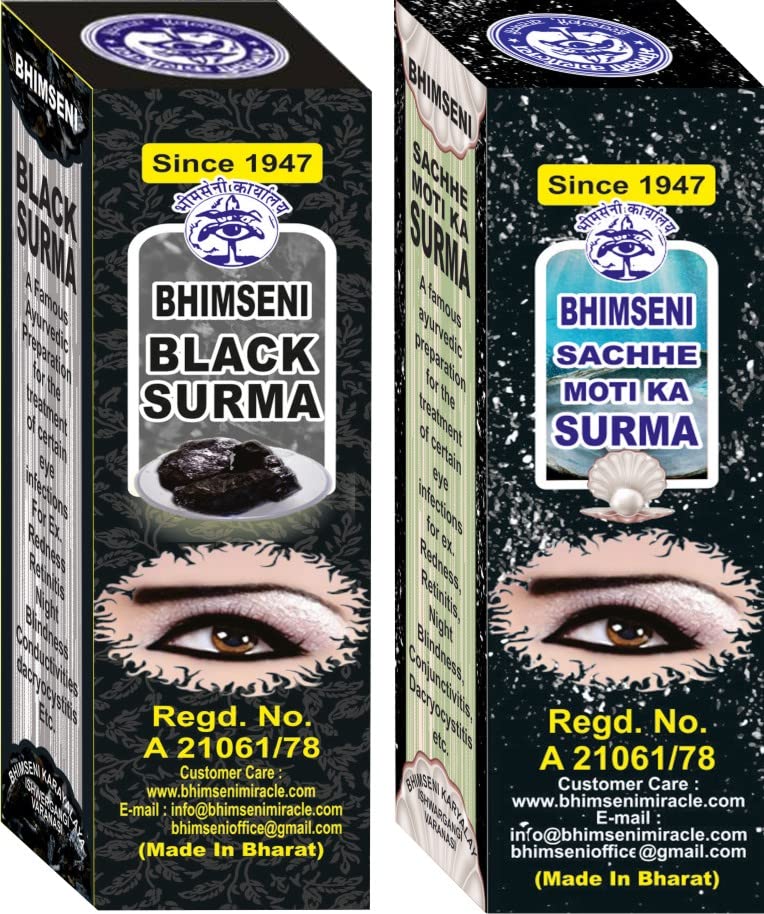 Bhimseni Black & Sachhe Moti Ka Surma