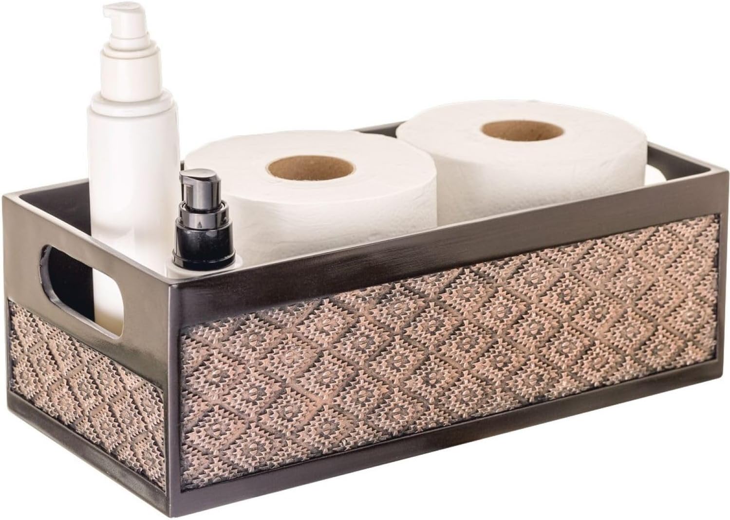 Amazon.com: Dublin Bathroom Decor Box Toilet Paper Storage Basket ...