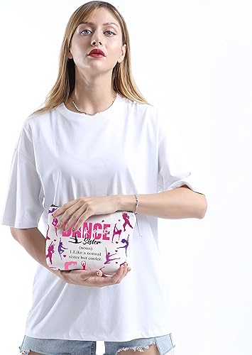 Miniatura 6 de XYANFA Bolsa de cosméticos para hermana de baile, regalo de bailarina, regalo para hermana pequeña, regalo para hermana de baile