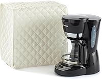 Vista 14 de Covermates Keepsakes - Funda para cafetera, protección contra el polvo, resistente a las manchas, lavable, funda para electrodomésticos, color negro
