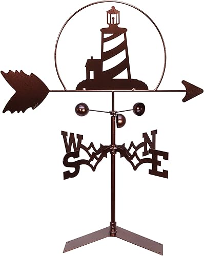 Miniatura 5 de SWEN Products Veleta náutica Faro (Estaca de jardín incluida)