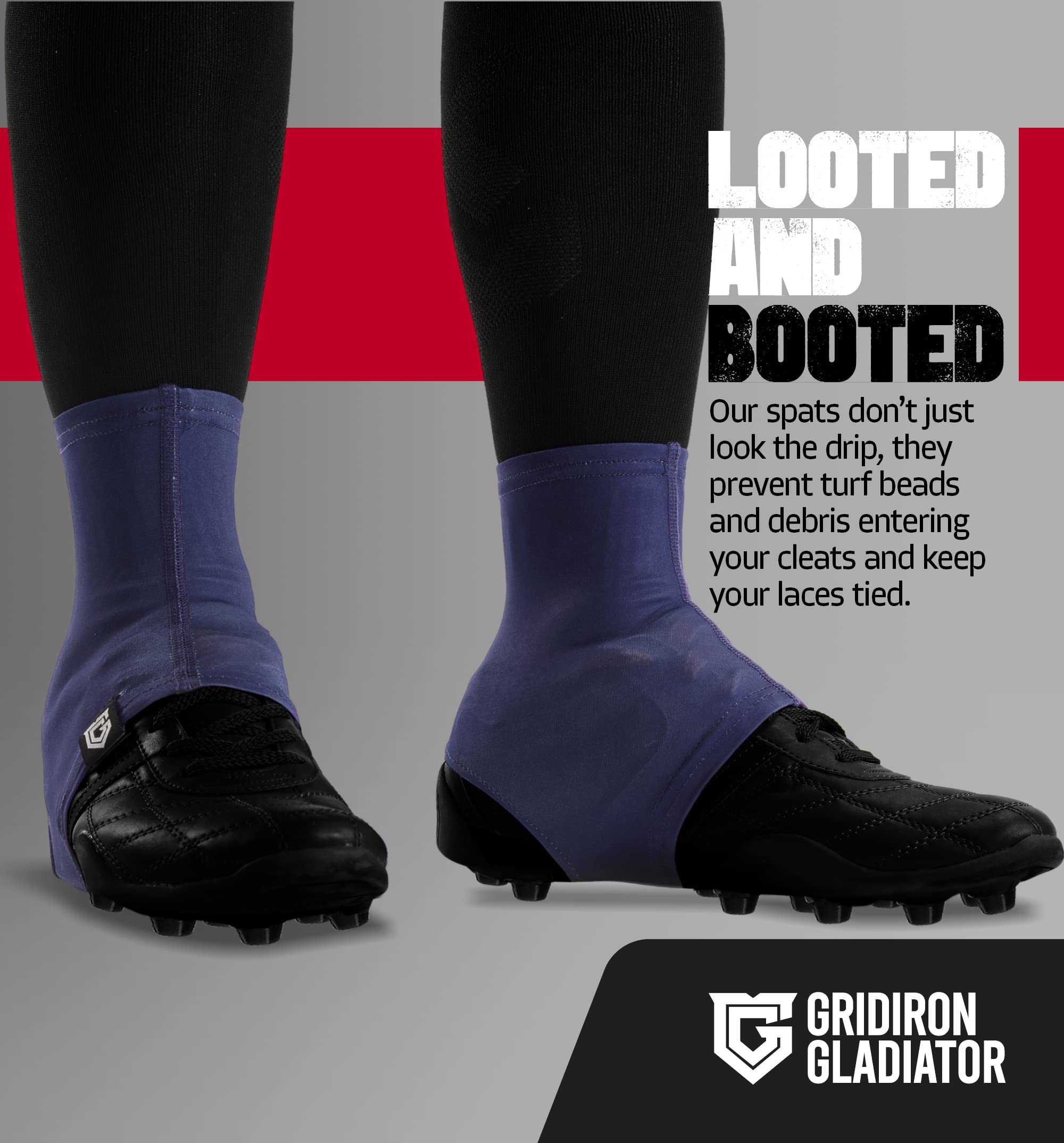 Gridiron Gladiator Cleat Covers Football Spats