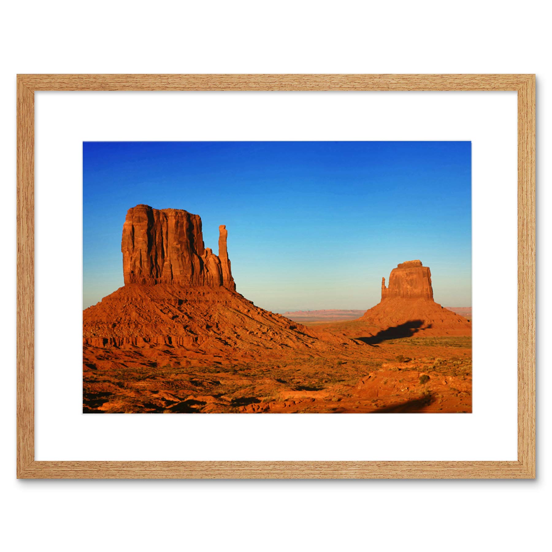 Wee Blue Coo Monument Valley Utah Arizona USA Art Picture Framed Wall Art Print