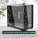 Lian Li O11 Vision Compact Torre E-ATX Cristal Templado USB-C 3.0 Negra - 2