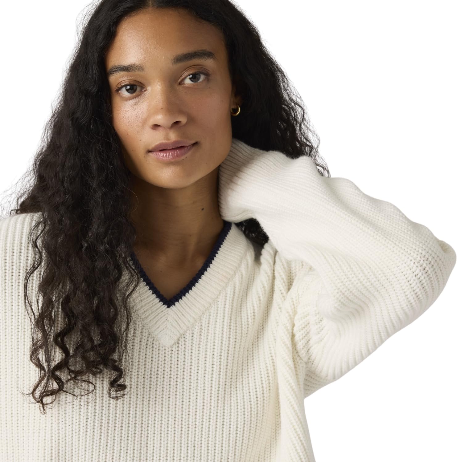 Levi's Damen Pullover Reese mit V-Ausschnitt, Relaxed Fit