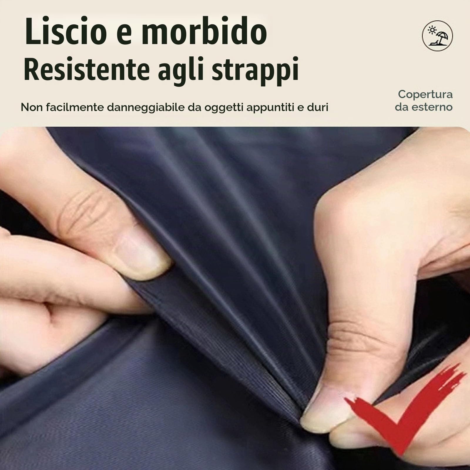 Generico Copri Tavolo da Esterno Impermeabile Ovale Trasparente, Telo Copri Tavolo Esterno in PE con Coulisse per Resistente alla Pioggia alla Sabbia al Sole(230x160cm)