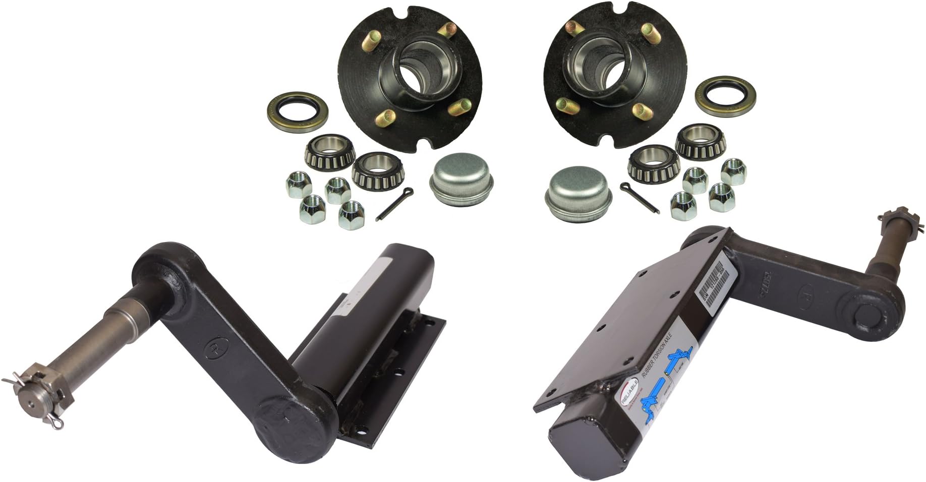 Triton 02360 2200 Lb Snowmobile Trailer Torsion Axle