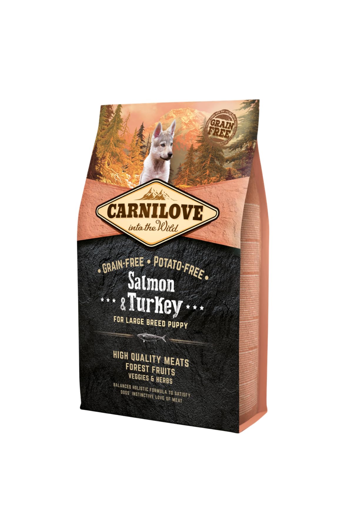 Carnilove Salmon & Turkey for Large Breed Puppies 12kg
