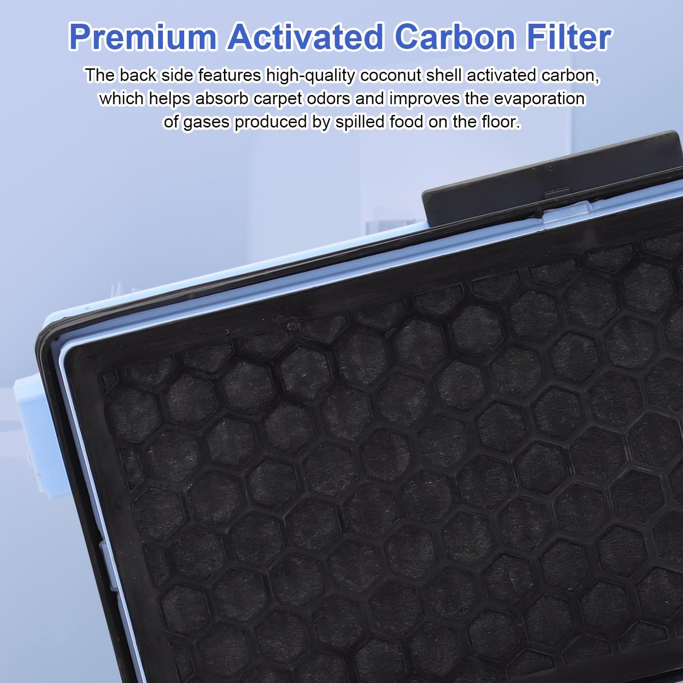 SF-HA 50 HEPA Filter Replacement - Compatible with Miele Compact C1 & C2，Complete C2 & C3, S8340, S4, S5, S6, S8, S8000, S6000, S5000, S4000 Vacuum Cleaners，4 Pack (Blue)