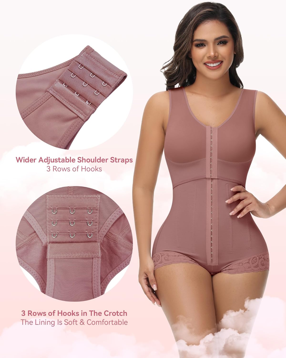 SHAPSHE Fajas Colombianas Moldeadoras BBL Post Surgery Stage 2/3 Body Shaper Tummy Control High Compression Garment Shapewear - Image 5