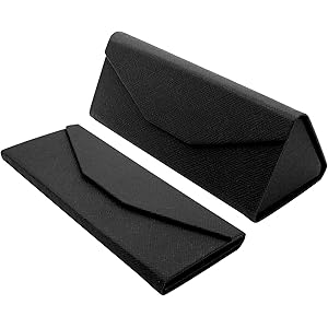 Scatola Porta Occhiali Da 2 Pezzi - Custodia Rigida In Metallo, Rosa E Viola, Portatile - Foto 7