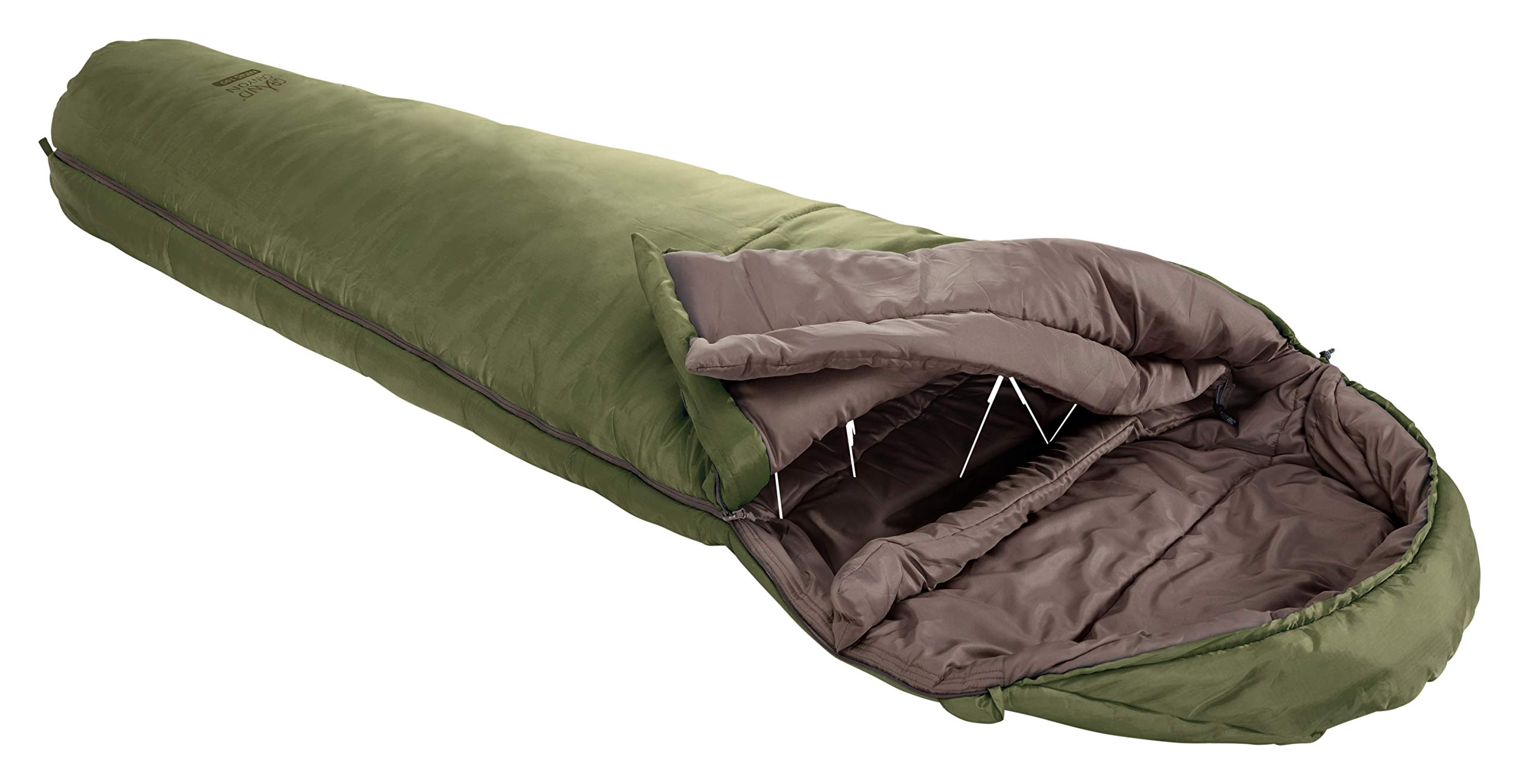 Grand CanyonKansas 190 Mummy Sleeping Bag - Premium Sleeping Bag for Outdoor Camping - Limit 0°