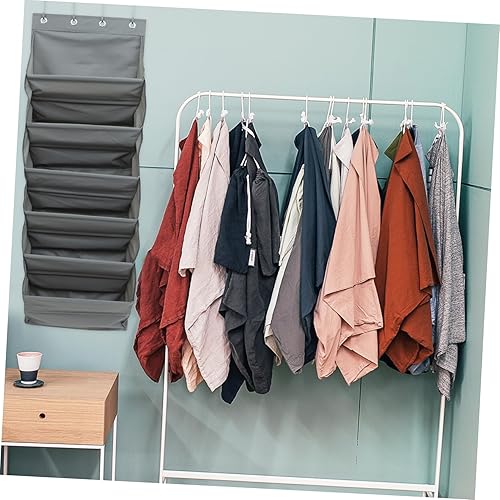 Miniatura 4 de Cabilock Bolsas colgantes 1 juego de almacenamiento de zapatos bolsa colgante multifunción puerta colgante 600d Oxford tela puerta trasera bolsas de