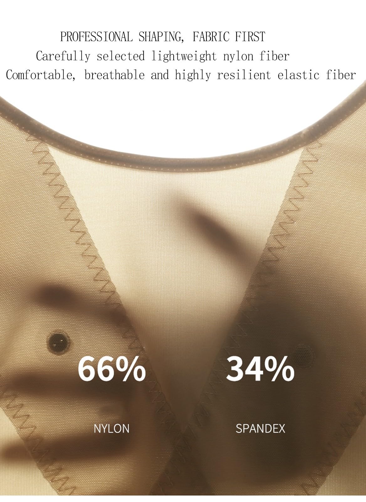 Corsetto Modellante per Il Corpo da Donna Modellante per Il Busto, Gilet Modellante per Il Petto con Supporto A Trazione Incrociata Elimina I Seni Laterali(Beige,XXL)
