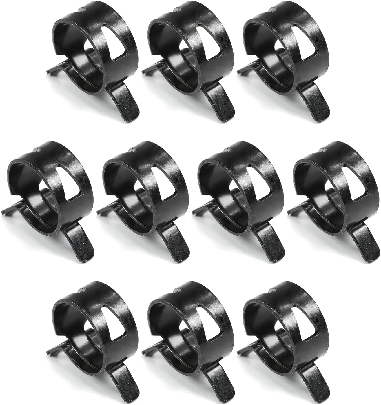 MroMax 10Pcs 27mm ID Spring Band Hose Clamps, Fit 2931mm