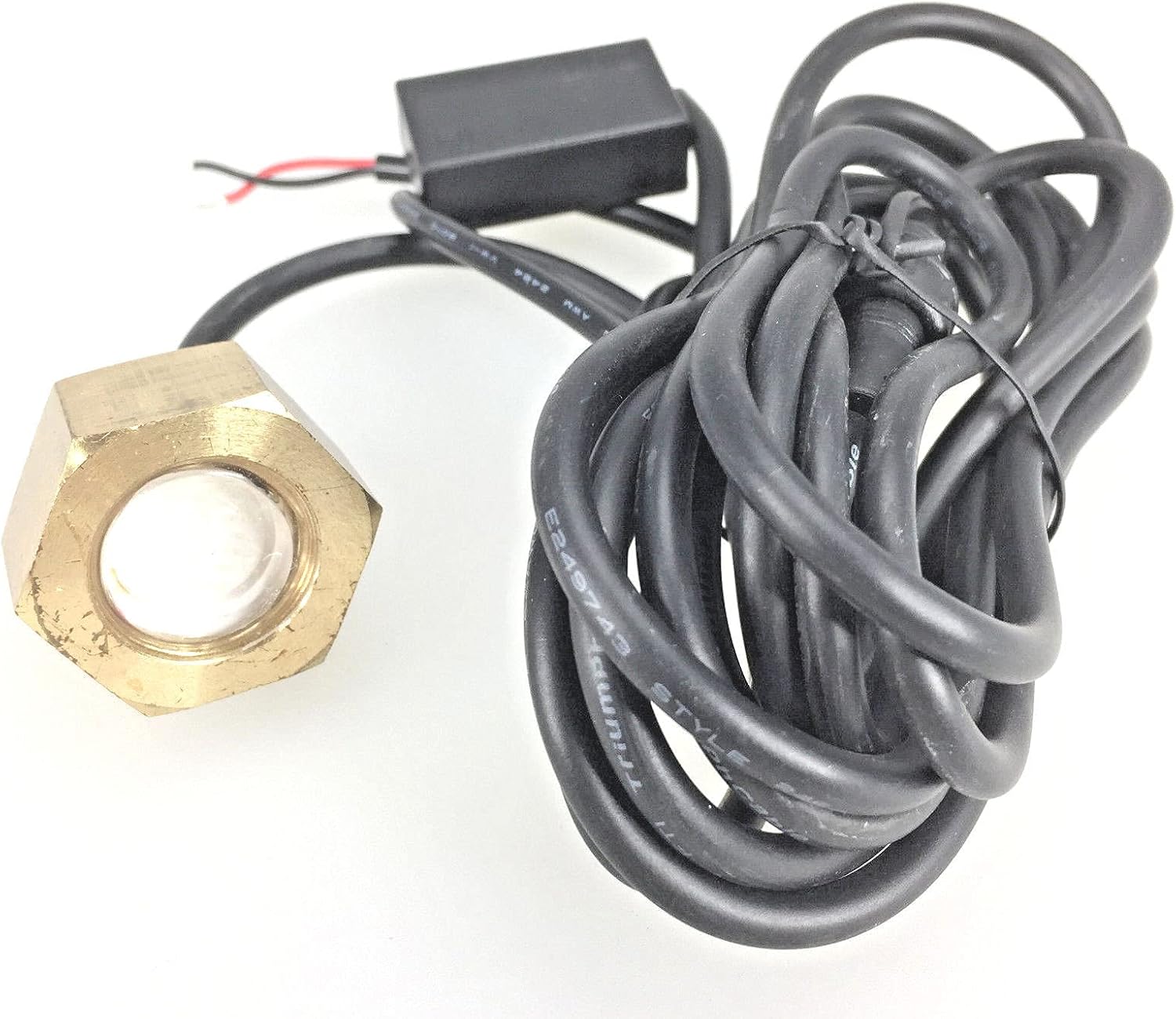 Pactrade Marine 2PCS Boat Blue 7W LED Brass Drain Plug