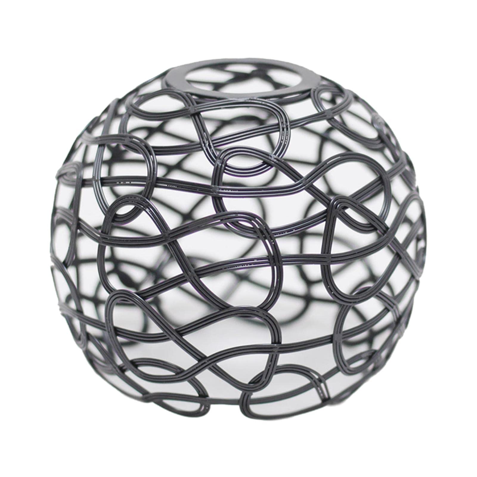 2 Set di Paralume in Filo di Ferro Copertura Della Lampadina Gabbia Della Lampada Per Camera Da Letto R
