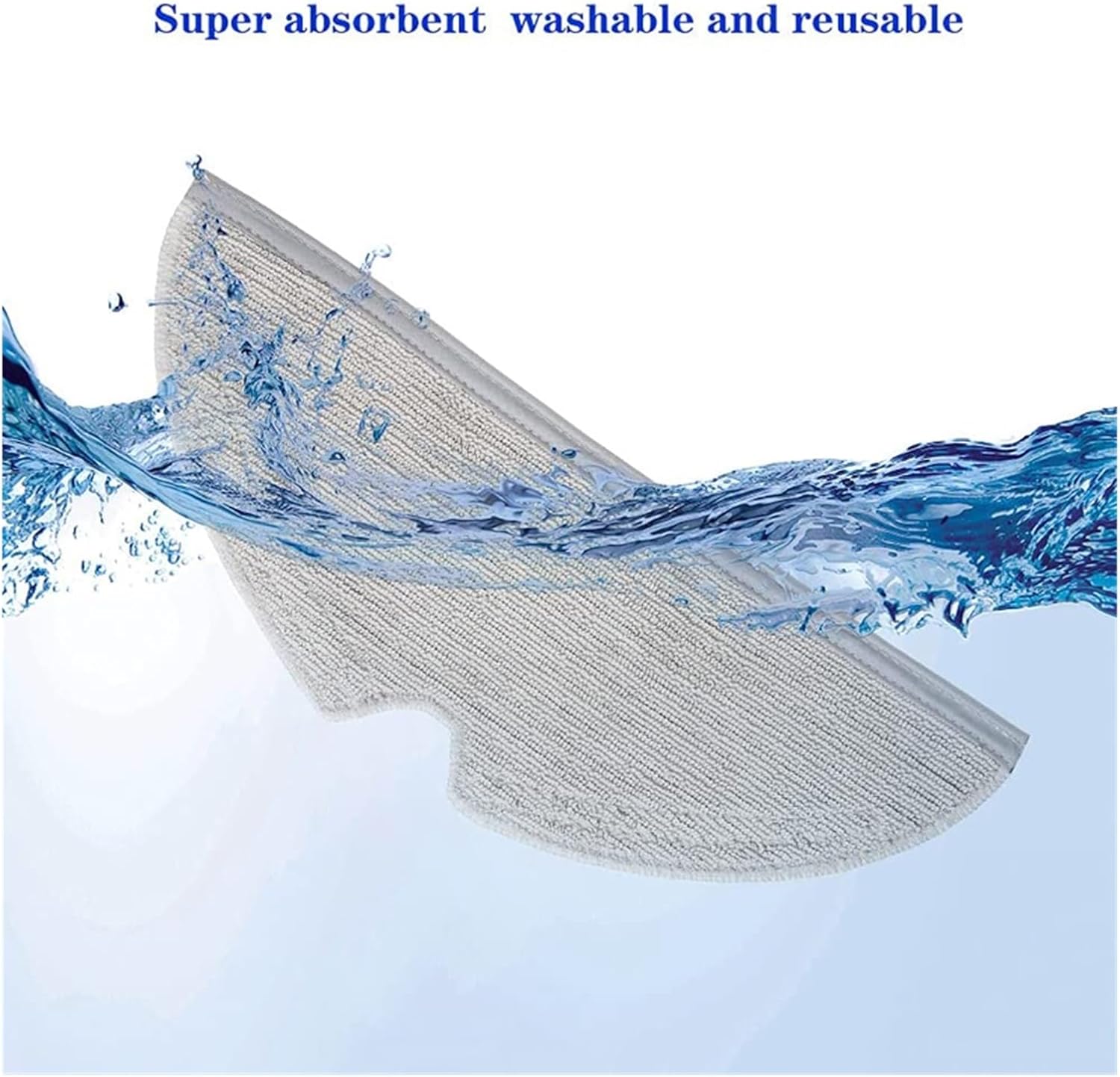 Mop Cloths Rags Pads ， Compatible for XiaoMi，Compatible for Roborock ，S5 Max S6 Pure S6 MaxV S5 S51 Xiaowa E25 E35，Vacuum Cleaner Spare Parts,Parts Replacement(9 pcs)