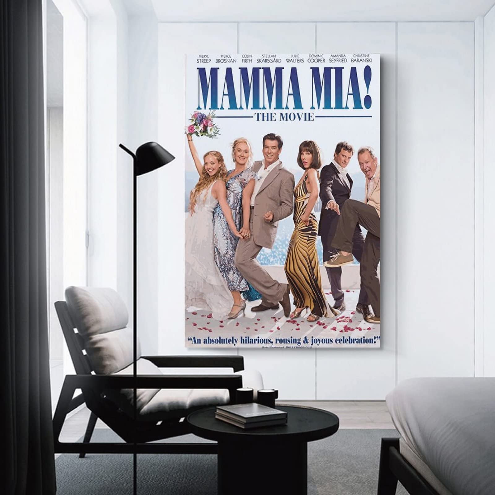 Poster Toile Mamma Mia (style 4) - Décoration Murale 30x45cm Sans Cadre, Pour Salon Et Chambre | Impression Haute Qualité