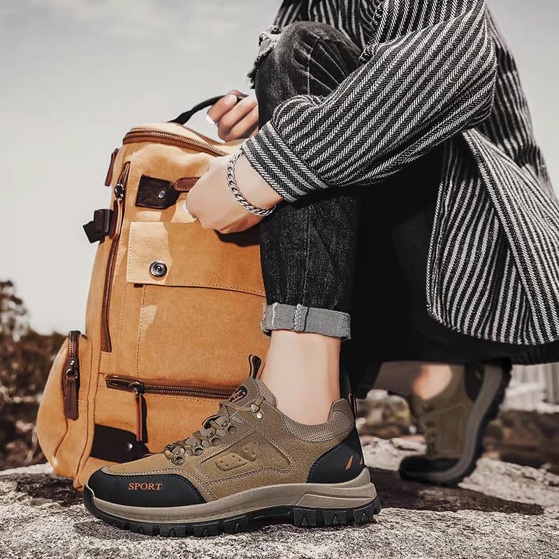 Hiking Boots Mens Working Shoes Winter Boots Snow Shoes Casual Lightweight Waterproof Snow Boots All-Terrain Breathable Outdoor Ankle Boots Trekking Hiking Shoes hiking boots hiking boots men4