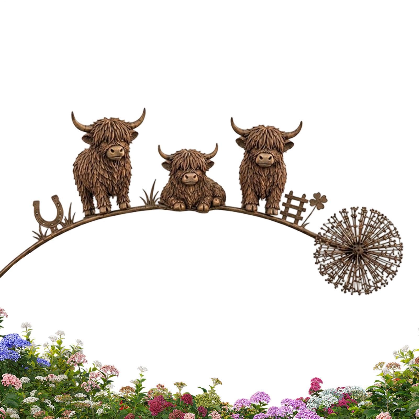Estacas decorativas para jardín como escultura conmemorativa ideal para patios y porches