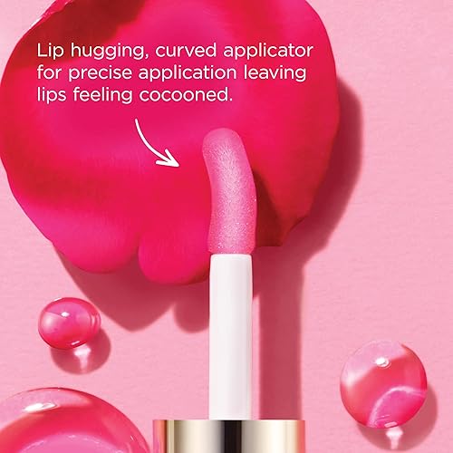 Miniatura 4 de Clarins Aceite Lip Comfort  Calma, reconforta, hidrata y protege los labios  Acabado transparente y de alto brillo  Visiblemente rellena  93%
