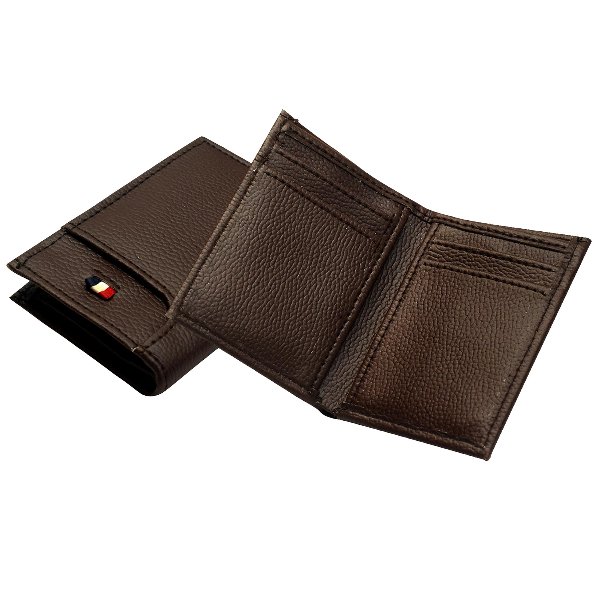 PU Leather RFID Protected Coffee Brown Bank/Smart/ID Card Holder|Card Case|Wallet|Money Clip for Men & Women| 7 Card Holder-image-18
