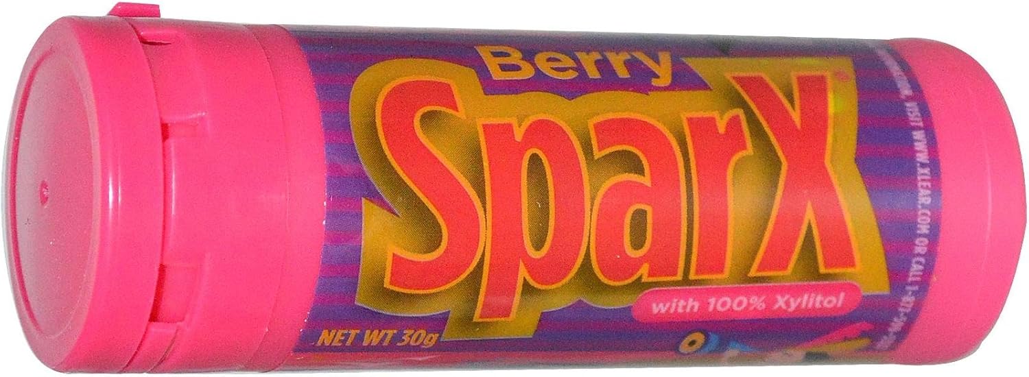 SparX Candy, with 100 Xylitol, Berry, 30 g Grocery