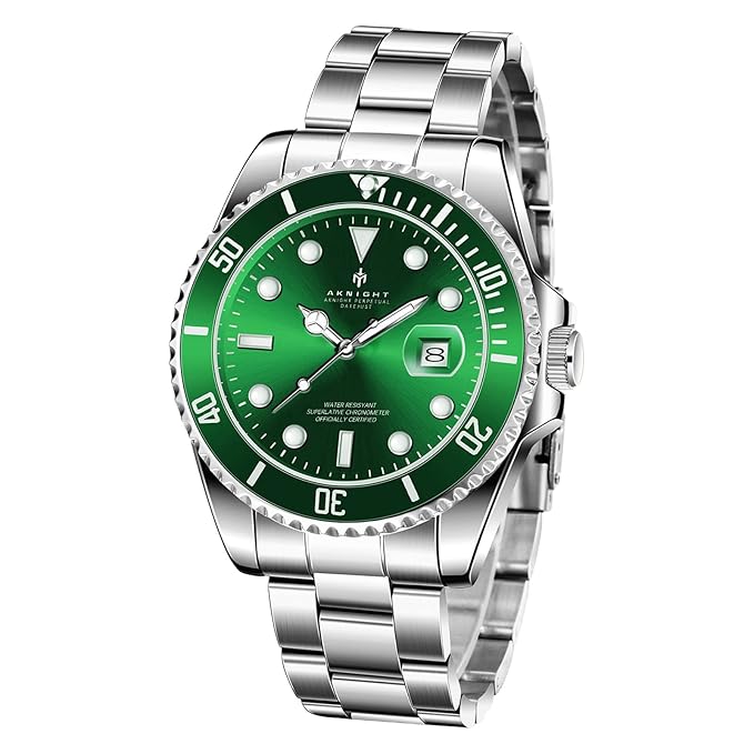 BENYAR - Stylish Wrist Watch for Men, Genuine Stainless Steel Strap, Perfect Quartz Movement, Waterproof and Scratch Resistant, Analog Chronograph Business Watches, Best Mens Gift.