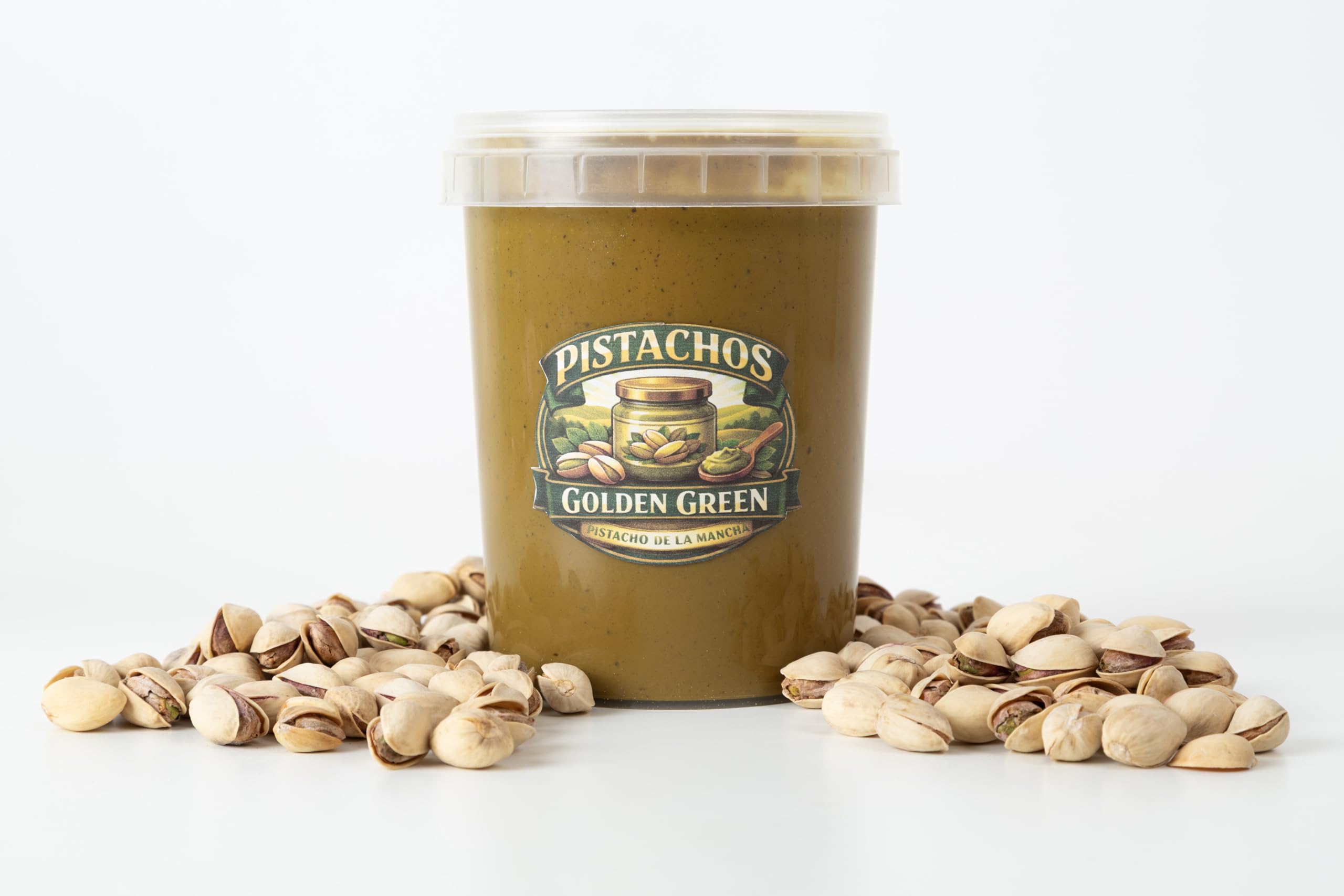 Pasta de pistacho 100%, variedad Kerman, pistacho de Castilla-La Mancha - 500 GRAMOS