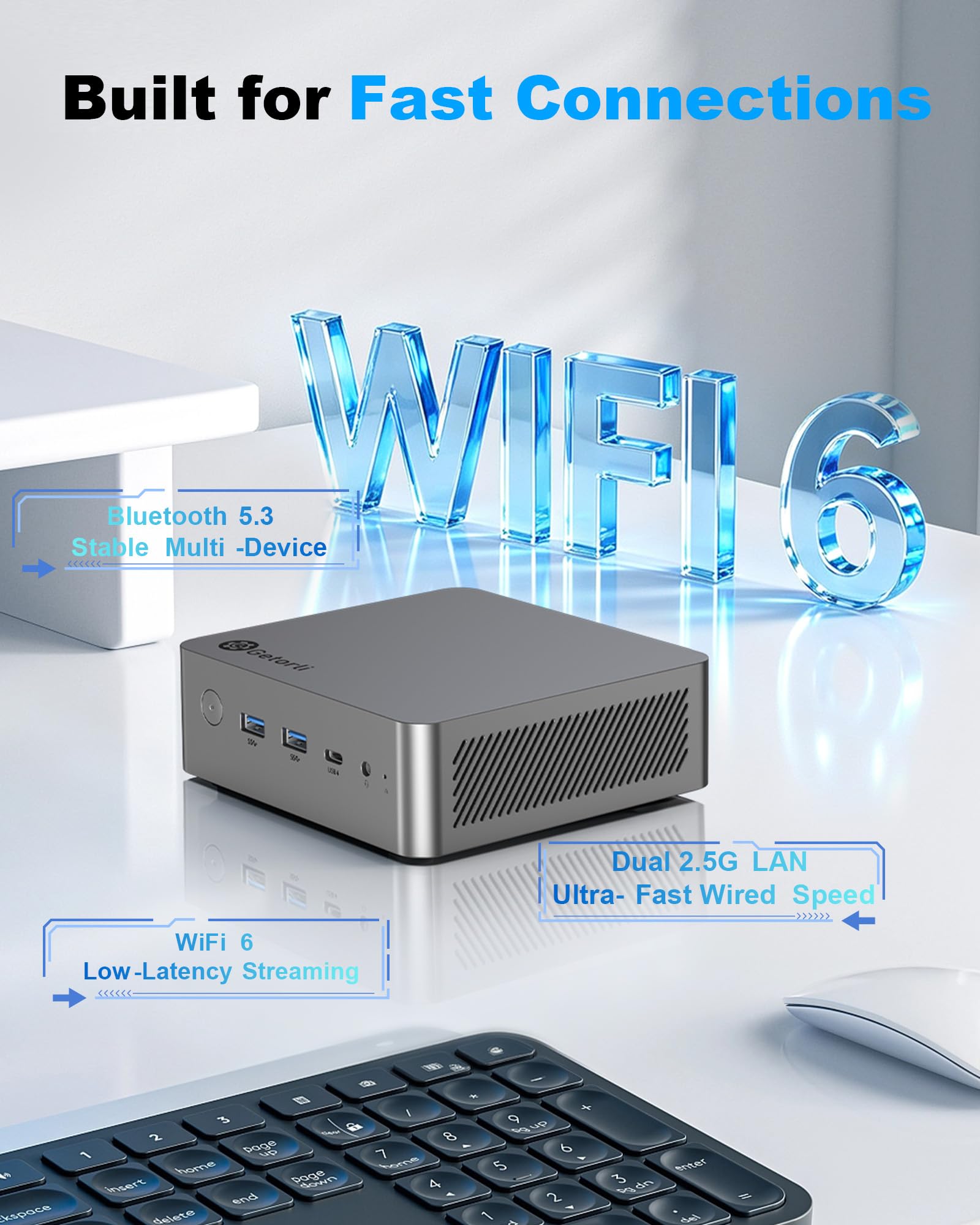 Getorli ミニPC AMD Ryzen 7 8745HS Amazon.com: Getorli Mini PC Ryzen 7 8745HS (8C/16T, up to 4.9GHz