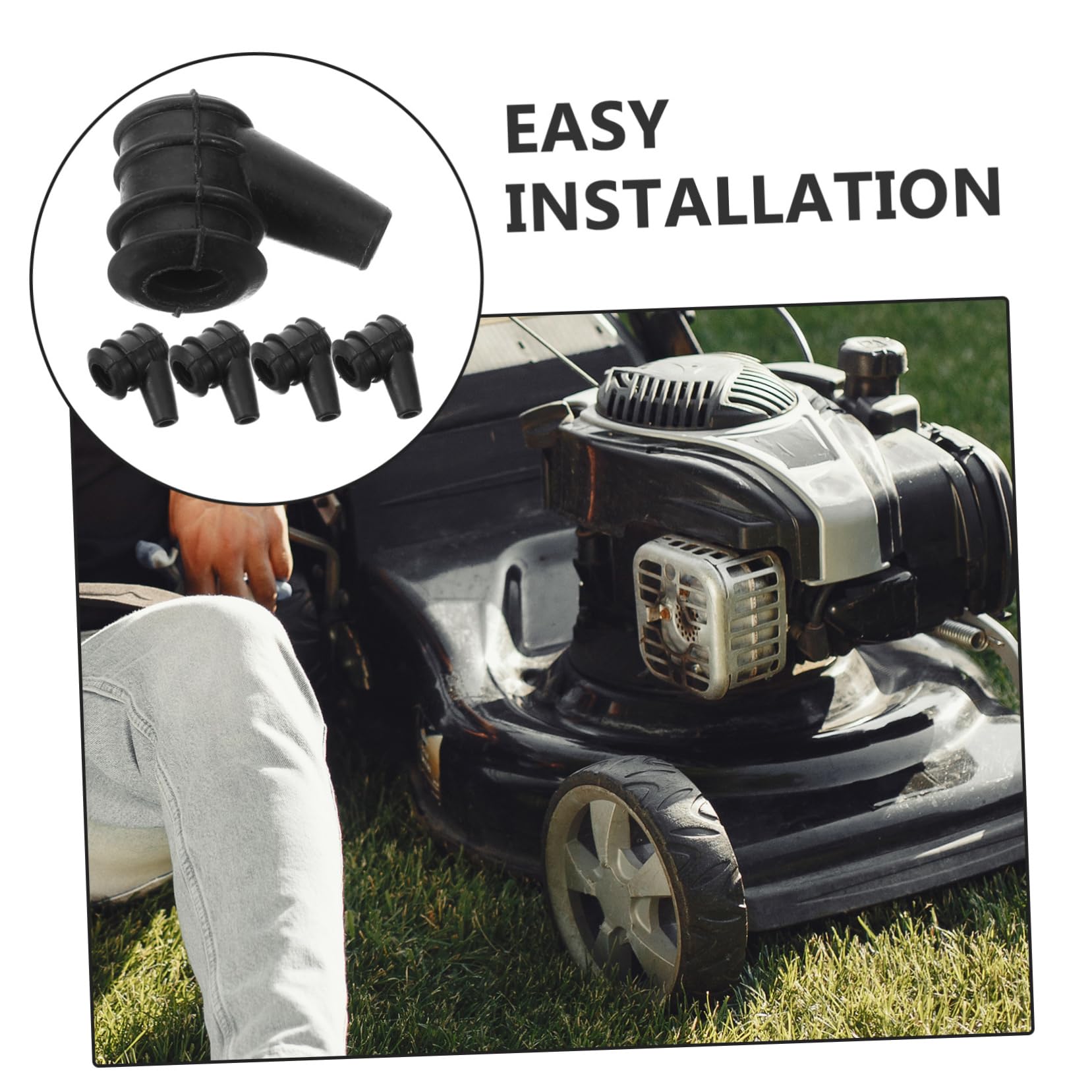 YARNOW Accessori Per Trattore Ricambi Trattore 25 Pcs Tosaerba Motosega Accessori Presa Candele Del Motore Candele Per Autoveicoli Generatore Elettrico e io Fouler