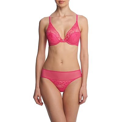 Natori Cherry Blossom Convertible Contour Underwire Bra bright blush